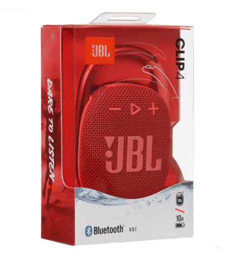 JBL CLIP 4, красный, 5 Вт, Bluetooth, до 10 ч