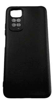 Чехол для Xiaomi Redmi Note 11, чёрный матовый