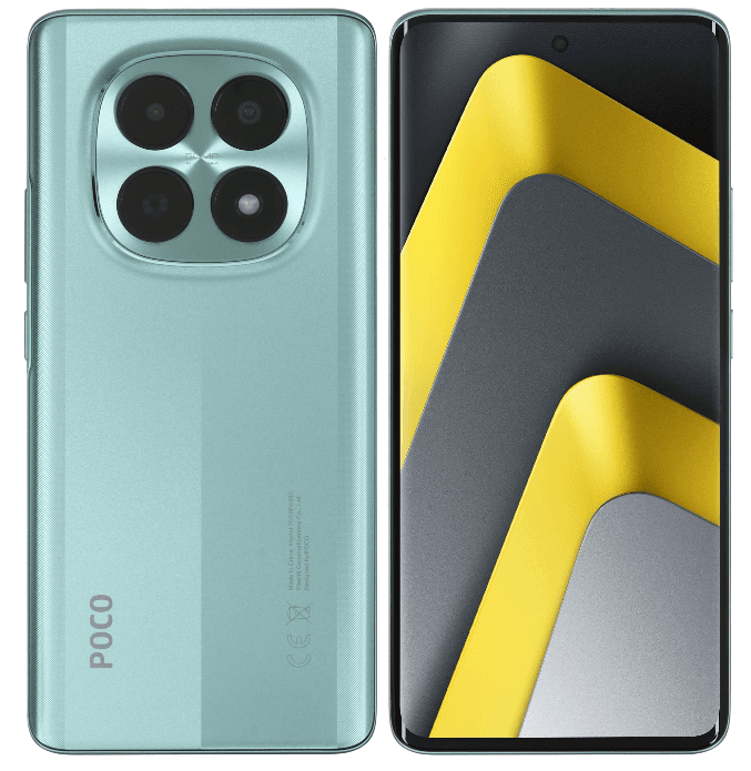 Смартфон POCO M8 5G 8/512 ГБ зеленый, Qualcomm Snapdragon 6 Gen 3, 8 x 2.4 ГГц, 6.77", 2392x1080, AMOLED, 120 Гц, 50+2 Мп, 5520 мА*ч, 45 Вт