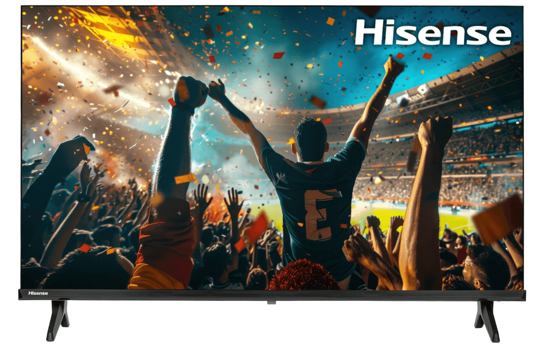 32" (80 см) Телевизор Hisense 32A4S черный, HD, 1366x768, Wi-Fi, 60 Гц, ОС HomeOS, Direct LED, DVB-C, DVB-S2, DVB-T2, 2х6 Вт, VESA 100 x 100