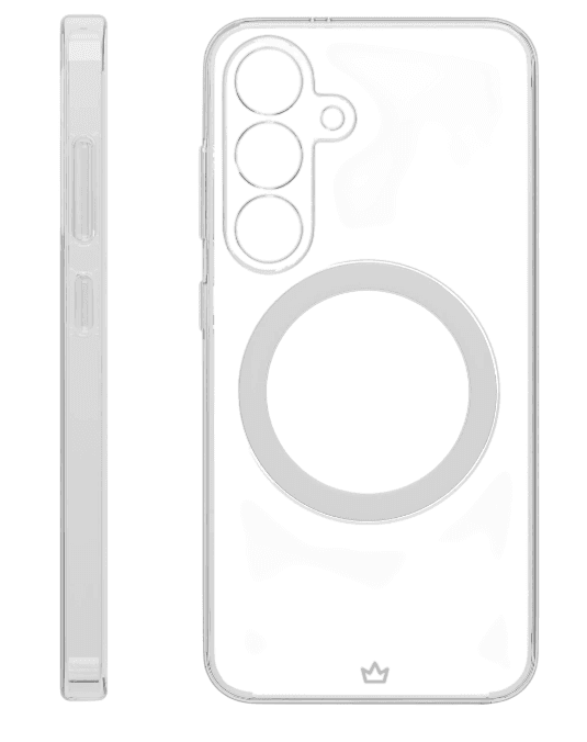 Чехол для Samsung Galaxy S25+, прозрачный, пластик, MagSafe