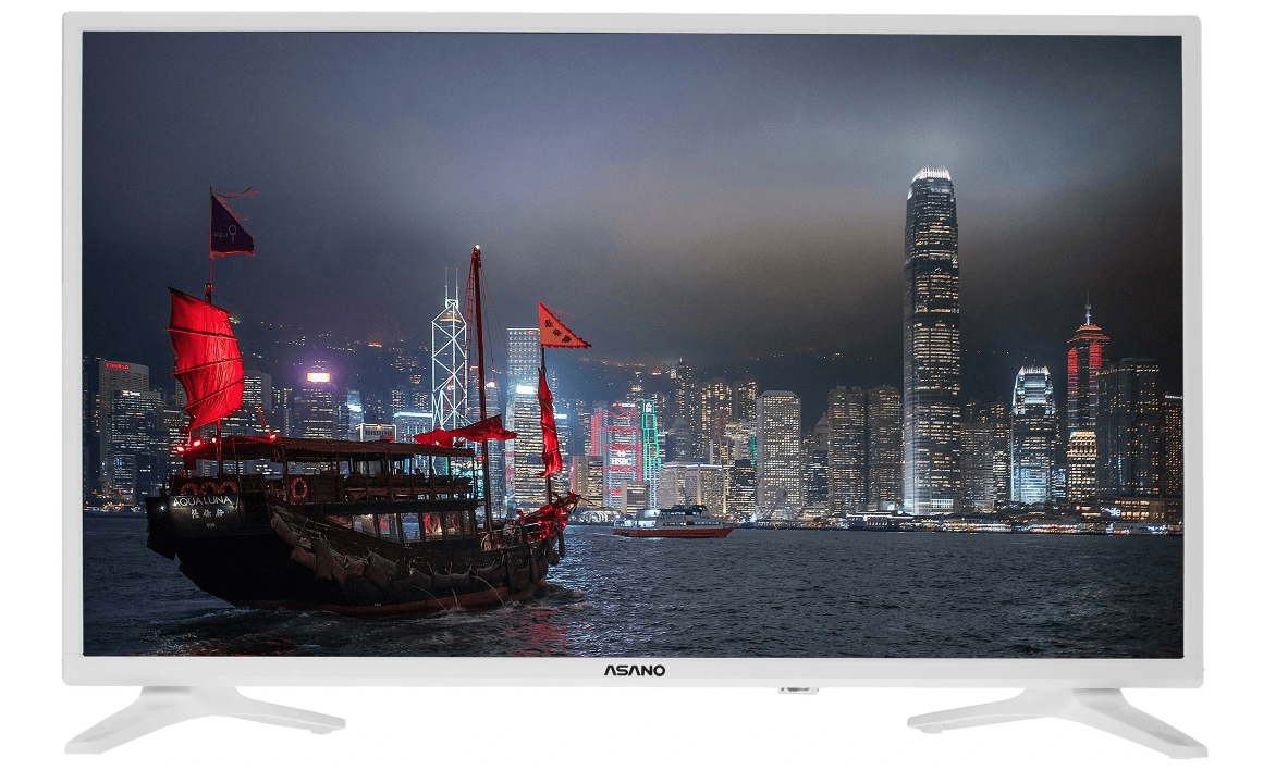31.5" (80 см) Телевизор Asano 32LH5011T белый, HD, 1366x768, Wi-Fi, BT, 60 Гц, Салют ТВ, Direct LED, DVB-C, DVB-T2, 2х7 Вт, HDMI 3, USB 2, VESA 200 x 100