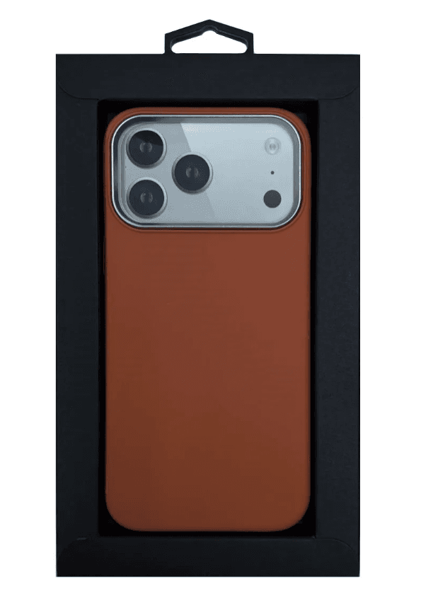 Чехол для iPhone 17 Pro Max, MagSafe, оранжевый