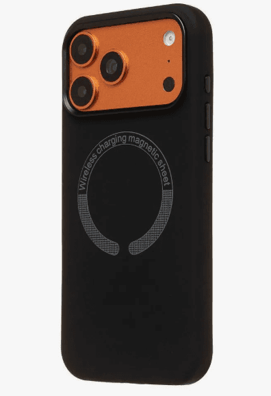 Чехол для Iphone 17 Pro Max, черный, MagSafe
