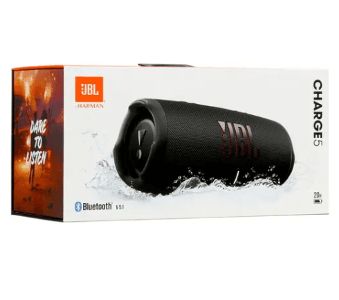 Портативная колонка JBL Charge 5 черный,40 Вт,Bluetooth