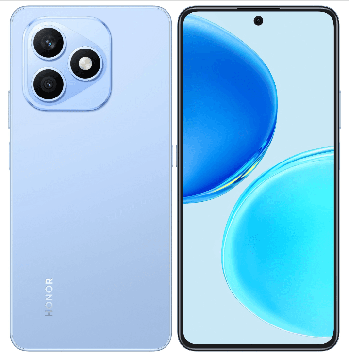 Смартфон HONOR X8d 8/256 ГБ голубой, Qualcomm Snapdragon 6s 4G Gen 2, 8 x 2.9 ГГц, 6.77", 2392x1080, AMOLED, 108+5 Мп, 7000 мА*ч, 45 Вт