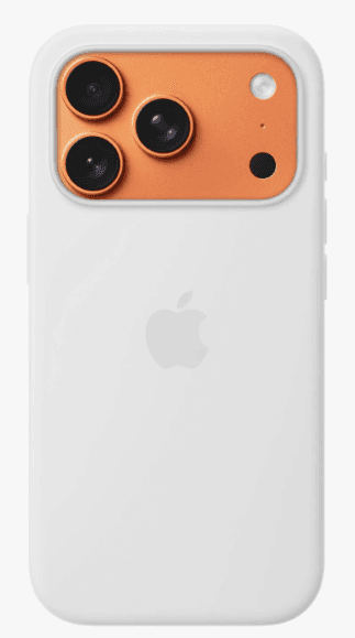 Чехол для IPhone 17 Pro белый, силикон