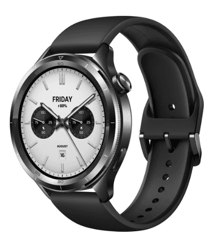 Смарт-часы Xiaomi Watch S4, черный, 1.43", AMOLED, 466x466, Bluetooth, Wi-Fi, водонепроницаемость - 5 Бар