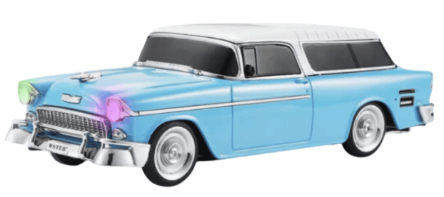 Беспроводная Bluetooth колонка Yes Jony WS-1955 Автомобиль (голубой) 10W, Bluetooth 5.0, TWS, USB; AUX, FM, Micro SD