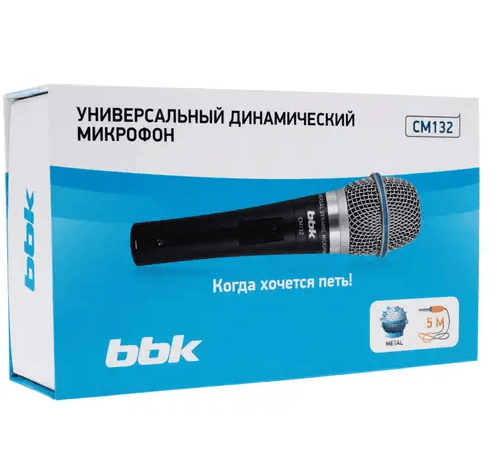 Микрофон BBK CM132 серый
