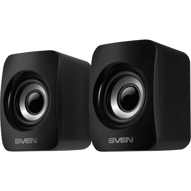 Колонки 2.0 Sven 130 RMS 6W, USB, чёрный