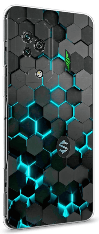 Чехол для Xiaomi Black Shark 5 Pro, неоновые соты