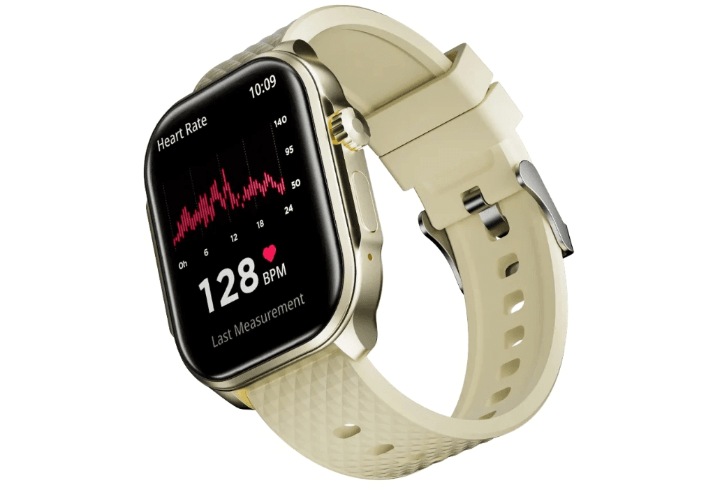 Смарт-часы Tecno Watch 3 Active, золотой, 2.04" IPS, 284x240, IP68, BT,  Android 8.0, iOS 12, 350 мА*ч, до 288 ч