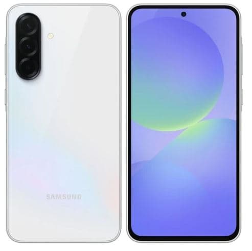 Смартфон Samsung Galaxy A36 8/128 ГБ белый, 6.7", Qualcomm Snapdragon 6 Gen 3 - 8x(2.4 ГГц), 2 SIM, Super AMOLED, 2340x1080, камера 50+8+5 Мп, NFC, 5G, GPS, 5000 мА*ч