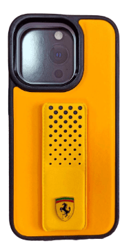 Чехол для iPhone 15 Pro, Ferrari, желтый