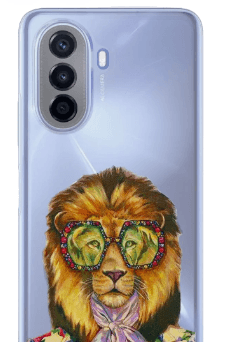 Чехол для Huawei Nova Y70, модный лев