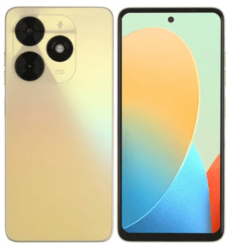 Смартфон Tecno SPARK GO 2024 3/64 ГБ золотистый, Unisoc Tiger T606 - 8x(1.6 ГГц), 2 SIM, IPS, 6.56", 1612x720, 90 Гц, камера 13+0.8 Мп, 4G, GPS, 5000 мА*ч