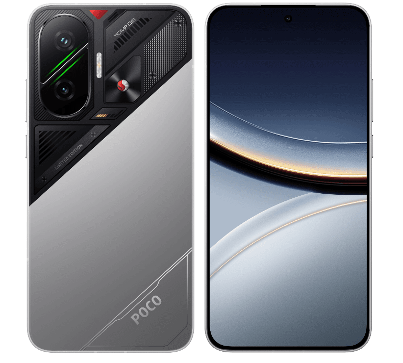 Смартфон Xiaomi POCO F7 12/512GB серебрянный, Qualcomm Snapdragon 8s Gen 4, 6.83", AMOLED, 2772x1280, 120 Гц, 	5G, 4G, камера 50+8 Мп, 6500 мАч