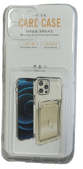 Чехол для Infinix Smart 6 HD, прозрачный с картхолд