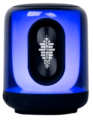 Музыкальная Bluetooth беспроводная колонка с подсветкой, портативная; с LED-подсветкой, USB; от аккумулятора; от сети, 3000 мА*ч