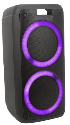 Портативная колонка ELTRONIC 20-12 DANCE BOX 1000, Bluetooth, FM, USB, AUX, MicroSD, 120 Ватт. Jack 6.3 мм. 7200 мА*ч, 2 МИКРОФОНА В ПОДАРОК!!!