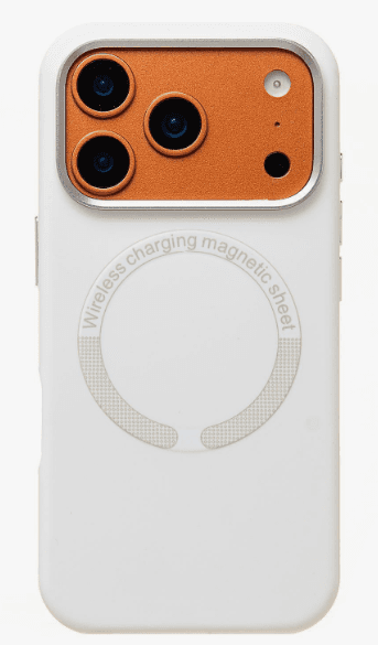Чехол для IPhone 17 Pro, MagSafe, белый
