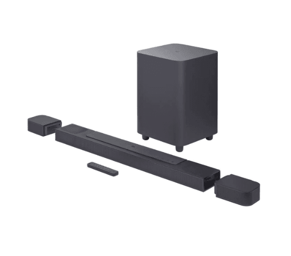 Саундбар JBL Bar 800, 5.1.2, 720 Вт, Bluetooth, Wi-Fi, HDMI, USB, беспроводное подключение сабвуфера