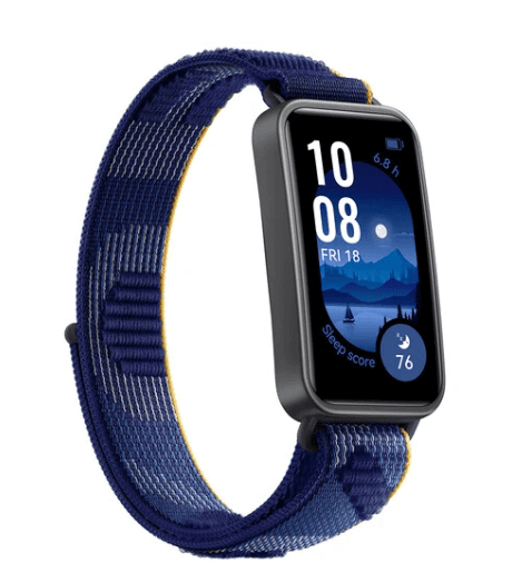 Фитнес-браслет HUAWEI Band 9, корпус - черный, ремешок - синий, 1.47", AMOLED, 368x194, Bluetooth, для Android 8.0 и выше, iOS 13 и выше