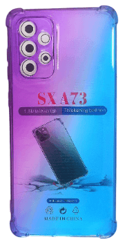 Чехол для Samsung A73, фиолетово-синий