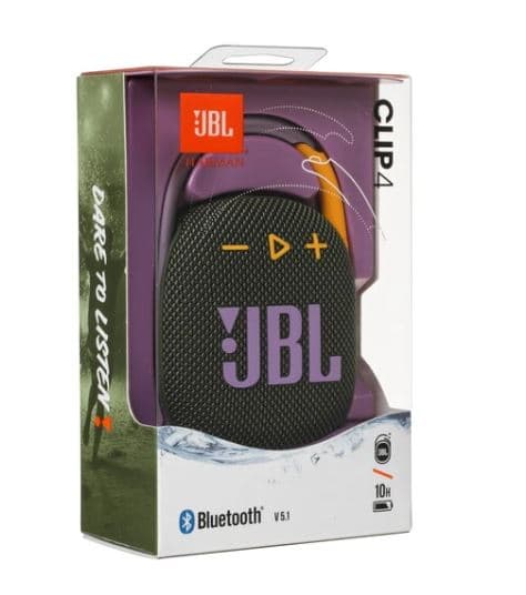 JBL CLIP 4, зеленый, 5 Вт, Bluetooth, до 10 ч