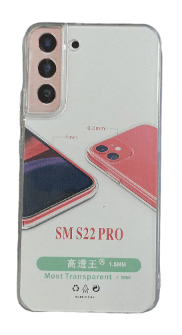 Чехол для Samsung Galaxy S22 plus, прозрачный, силиконовый