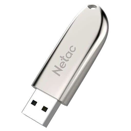 Память USB 2.0 128 GB Netac U352, серебр