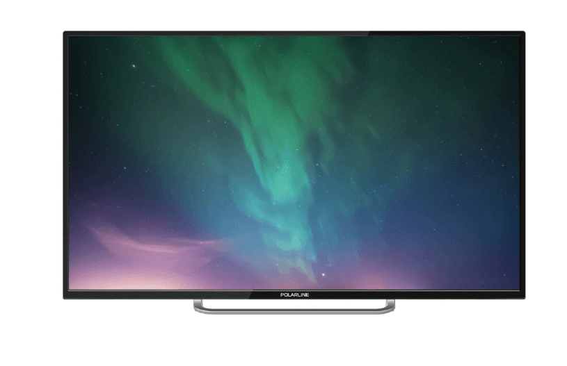 40" (101 см) Телевизор Polarline 40 PL11TC-SM черный, FullHD, 1920x1080, Wi-Fi, Android TV, Direct LED, DVB-C, DVB-T, DVB-T2, HDMI 3, USB 2, VESA:200 x 100