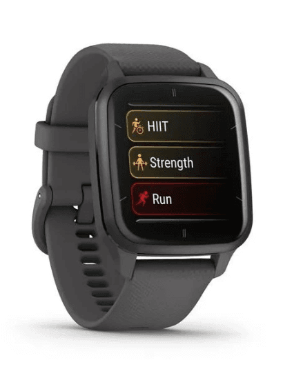 Смарт-часы Garmin Venu Sq 2, корпус-черный, ремешок-черный, 1.41" AMOLED, 360x320, ANT+, Bluetooth, NFC,  Android, iOS, 264 ч