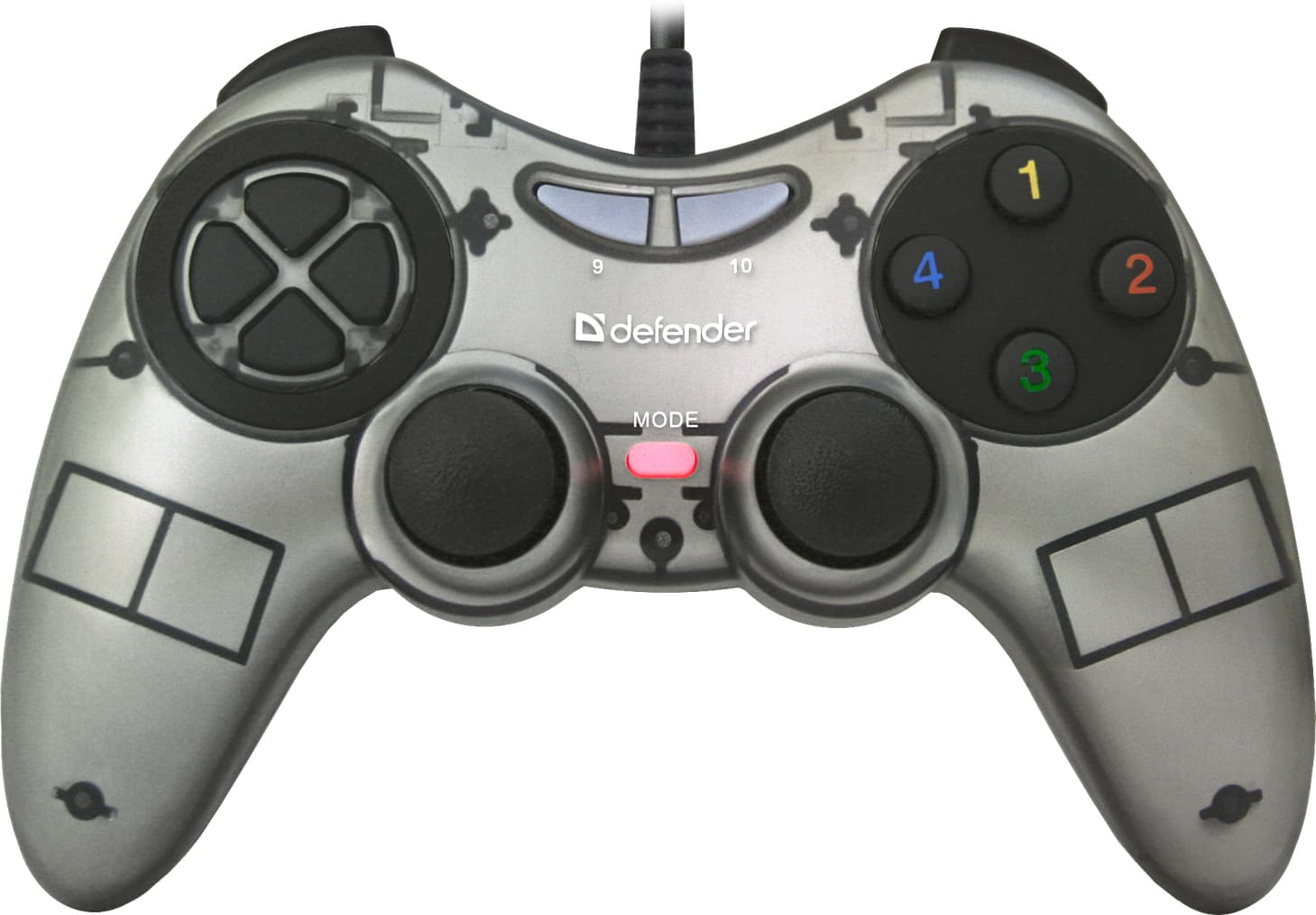 Геймпад Defender Zoom, серебряный