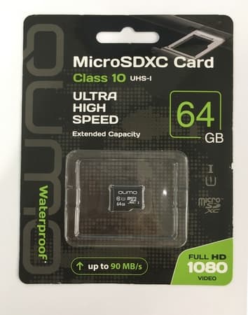 Карта MicroSDXC класс 10 64 GB Qumo