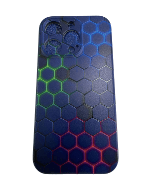Чехол для IPhone 14 Pro, неоновые соты