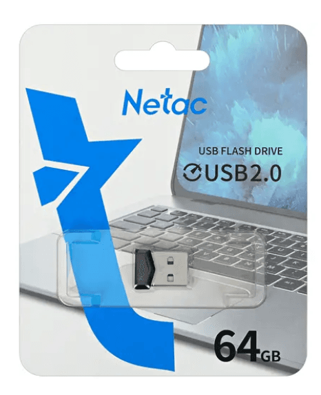 Память USB Flash 64 ГБ Netac UM81 [NT03UM81N-064G-20BK]