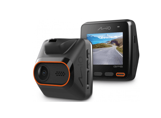 Авто-видеорегистратор Mio MiVue C430/1135°/1920x1080, 2 Мп, 1920х1080 30 кадр./сек, 140°, 1 камера, GPS, G- сенсор, датчик движения, карта памяти до 128 ГБ
