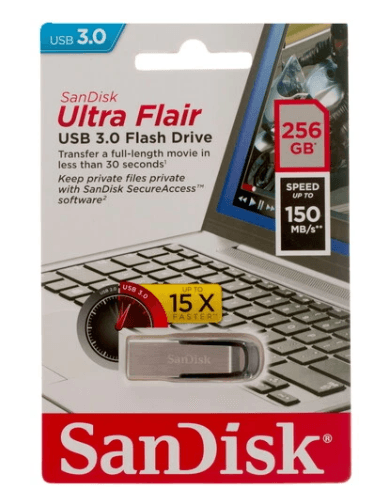 Память USB Flash 256 ГБ SanDisk Ultra Flair