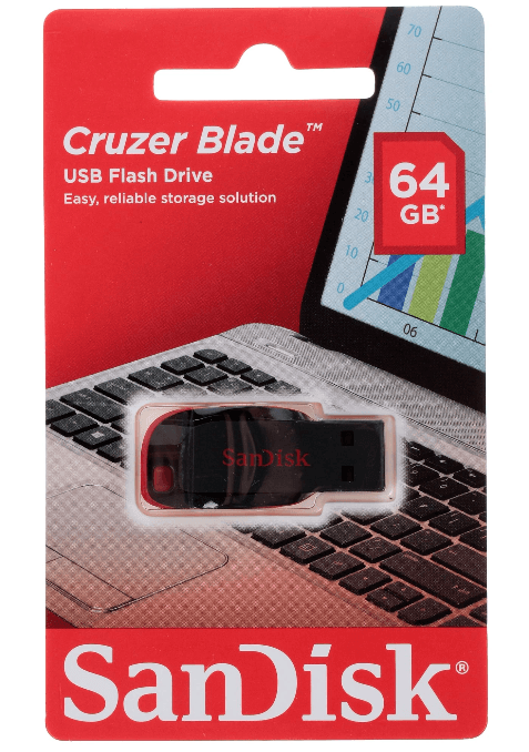 Память USB Flash 64 ГБ SanDisk Cruzer Blade