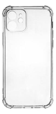 Чехол для iPhone 12, прозрачный, силикон