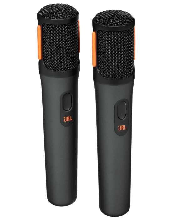 Набор микрофонов JBL PartyBox серый, беспроводное, радиопередатчик, 600 мА*ч