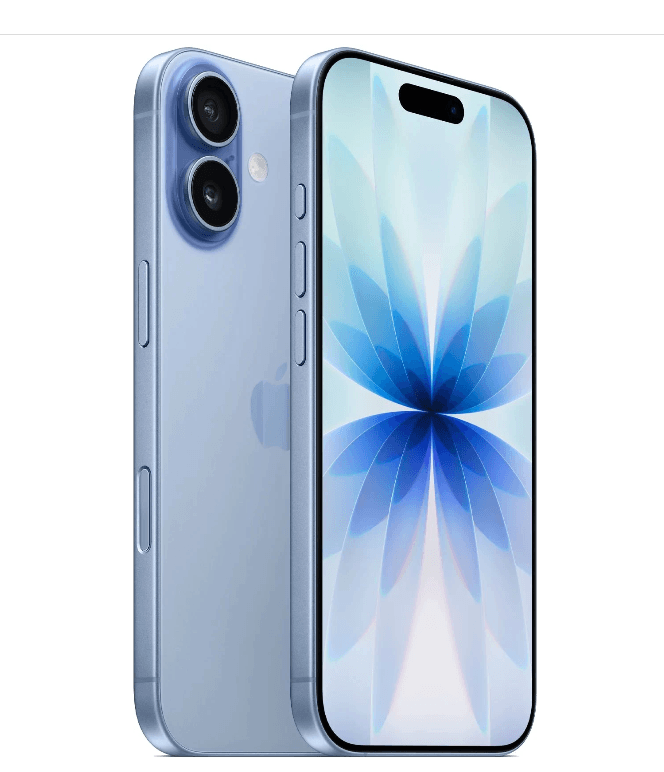 Смартфон Apple iPhone 17 8/256 ГБ голубой, 6.3", ядер - 6,  E-SIM, Super Retina XDR, 2622x1206, камера 48+48 Мп, NFC, 5G, 4G, GPS, 3692 мА*ч