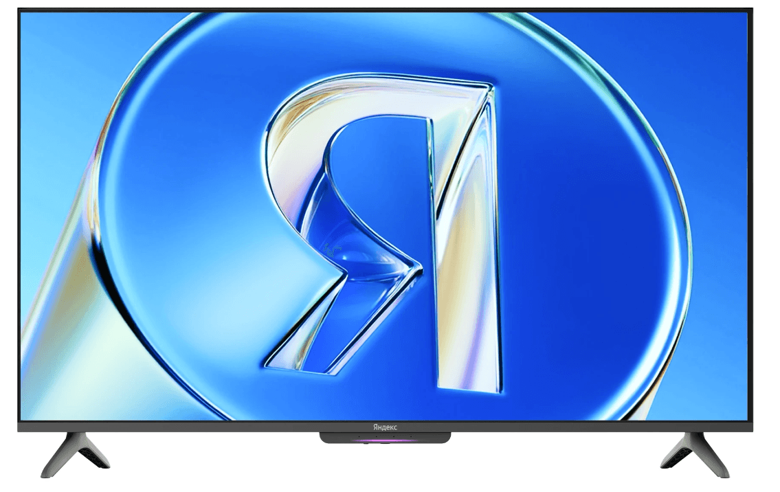 50" (127 см) Телевизор Яндекс ТВ Станция Бейсик QLED YNDX-00079 черный, Direct LED, QLED, 4K UltraHD, Wi-Fi, 60 Гц, HDMI х 3, USB х 1, Размер VESA - 
300 x 300