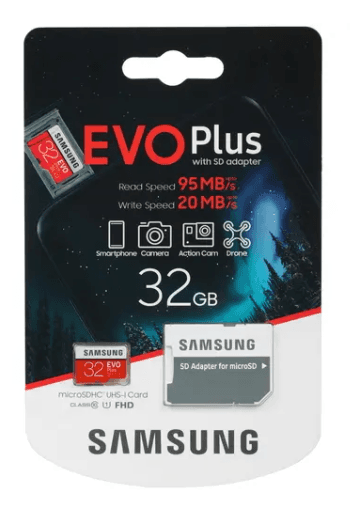 Карта памяти Samsung EVO Plus microSDHC 32 ГБ [MB-MC32KA/APC]