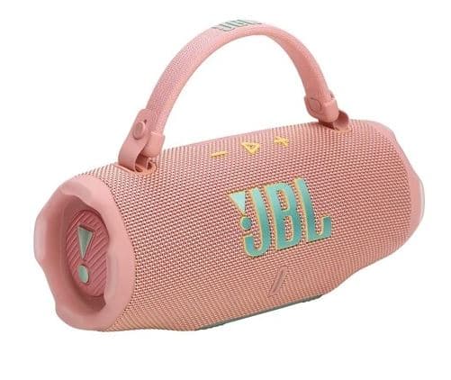 Портативная колонка JBL Charge 6, розовый, 40 Вт, Bluetooth, 4722 мА*ч, время работы - до 28 ч