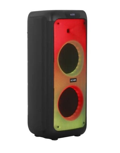 Портативная аудиосистема BQ PBS3005, 100 Вт, Bluetooth, FM, USB, 1 БЕСПРОВОДНОЙ МИКРОФОН, от аккумулятора, от сети, 7500 мА*ч, до 5 ч