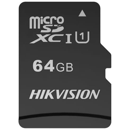 Карта памяти microSDHC 64 GB Hikvision+ SD адаптер