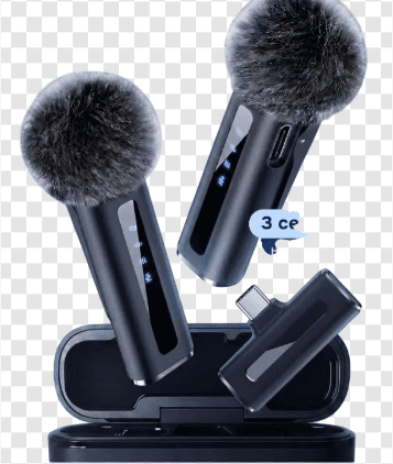 Микрофон петличный беспроводной, ветрозащита, iPhone и Android, TYPE-C